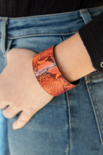 Load image into Gallery viewer, It’s a Jungle Out  There  - Orange Bracelet 1660