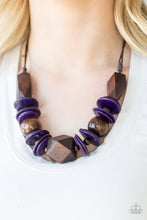 Load image into Gallery viewer, Pacific Paradise - Purple Necklace 1200N