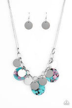 Load image into Gallery viewer, Confetti Confection - Blue Necklace 1292N