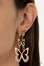 Load image into Gallery viewer, Flamboyant Flutter - Gold Earring