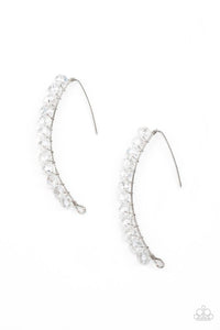 Glow Hanging  Fruit - White  Earring 2867e