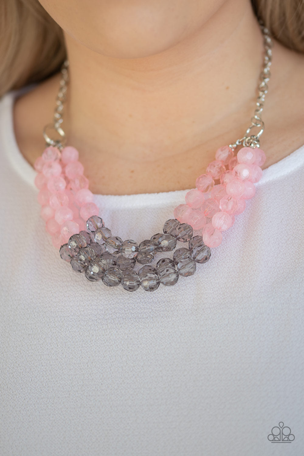 Summer Ice - Pink Necklace 1300N