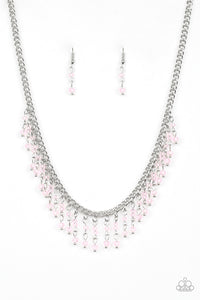 Sporadic Sparkle - Pink Necklace
