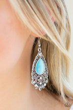 Load image into Gallery viewer, Majestically Malibu - Blue Earring