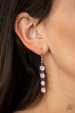 Trickle Down Effect - Pink Earring 2657E