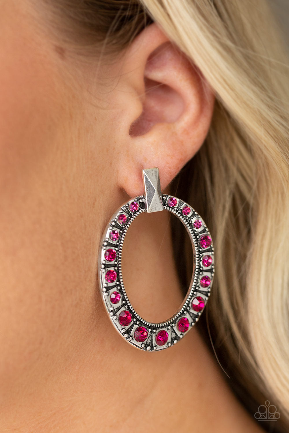 All For GLOW - Pink Earrings 2504e
