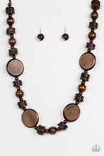Load image into Gallery viewer, Tiki Tonga Brown - Brown Necklace