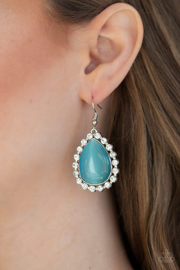 Teardrop Trendsetter - Blue Earring 2512e