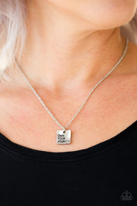 Own Your Journey - Silver  Necklace 1224N