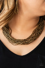 Load image into Gallery viewer, The Speed of STARLIGHT - Brass Necklace 1185N