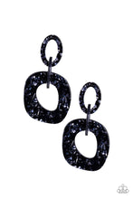 Load image into Gallery viewer, Confetti Congo - Blue Earring