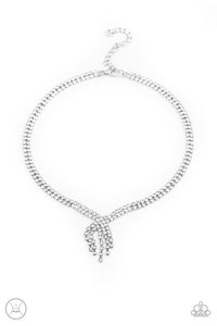 Ante Up - White Necklace 1128N