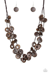 Wonderfully Walla Walla - Brown Necklace