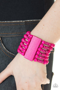 Don’t Stop BELIZE- Pink Bracelet 1619B