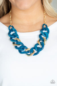 I Have A HAUTE Date - Blue Necklace 24N