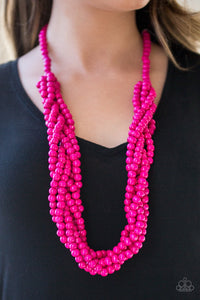 Tahiti Tropic - Pink Necklace 1209N
