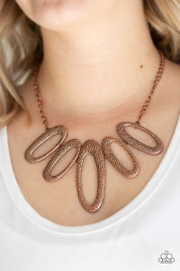 Easy , TIGRESS ! - Copper Necklace 1291N