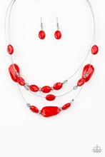 Load image into Gallery viewer, Radiant Reflection - Red Necklace 1028n