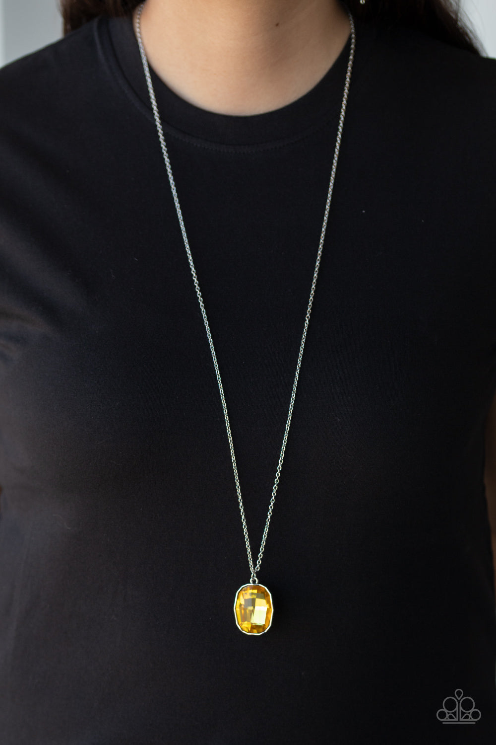 Imperfect Iridescence - Yellow Necklace 1314n