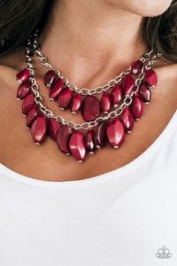 Royal Retreat - Red Necklace 33n