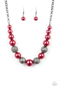 Color Me CEO - Red Necklace 1047N