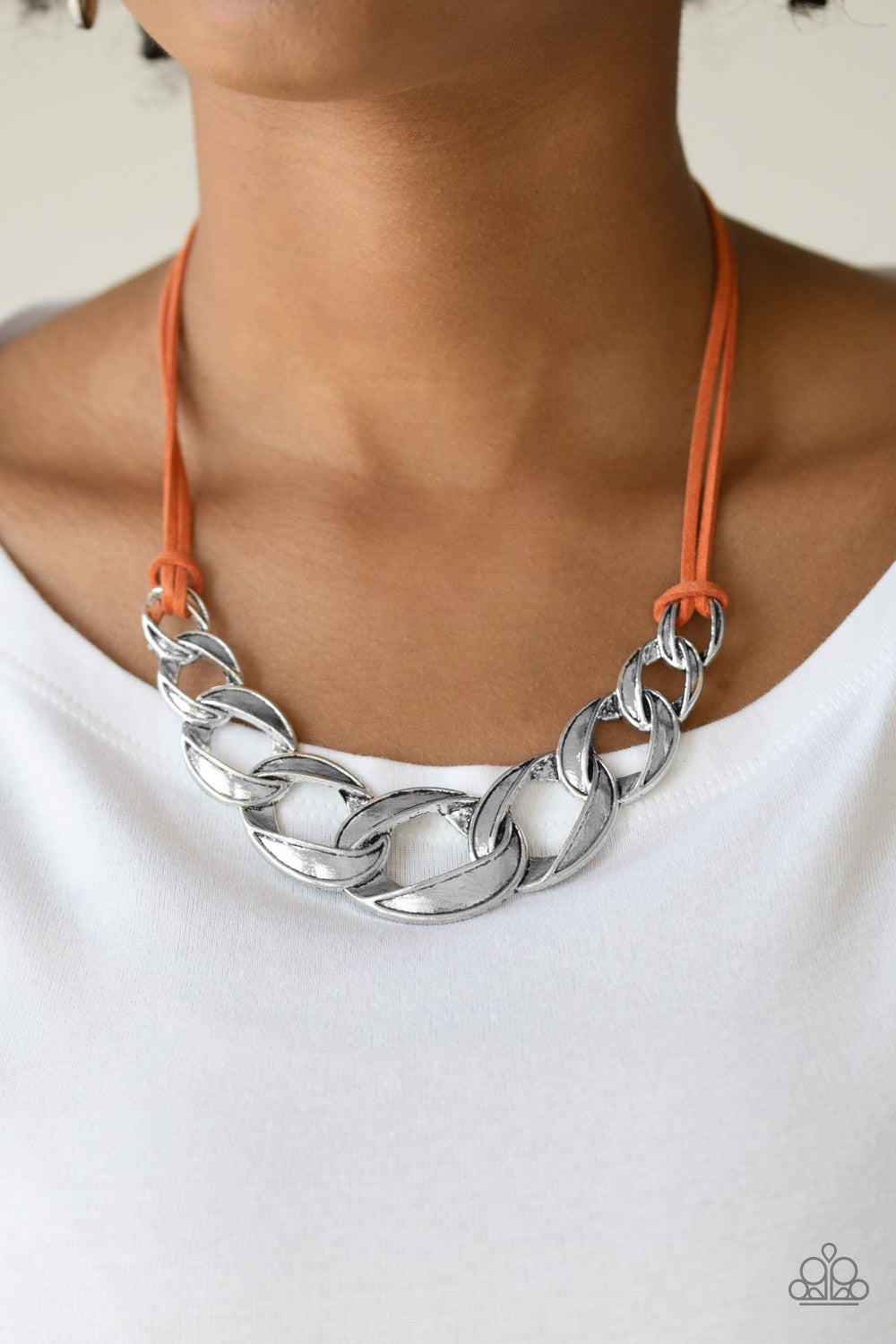 Naturally Natural - Orange Necklace