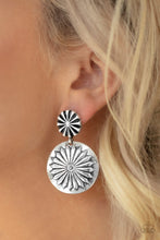 Load image into Gallery viewer, Fierce Florals - Silver Earring