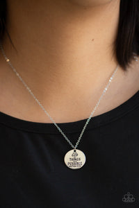 All Things Are Possible - Silver Necklace 98n