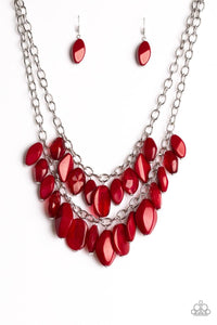 Royal Retreat - Red Necklace 33n