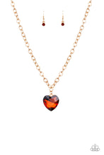 Load image into Gallery viewer, Flirtatiously Flashy - Brown Necklace 1167N