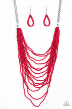 Load image into Gallery viewer, Bora Bombora - Red Necklace 1302N