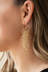 Long Live The Rebels - Gold Earring 2857e