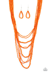Totally Tonga - Orange Necklace 2581N