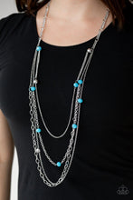Load image into Gallery viewer, Glamour Grotto - Blue Necklace