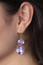 Load image into Gallery viewer, All ICE On Me - Purple Earring 2709E