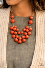 Load image into Gallery viewer, Miss - POP - YOU - larty - Orange Necklace 1156N