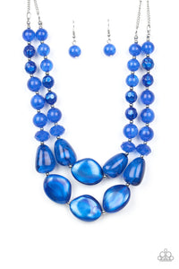 Beach Glam - Blue  Necklace