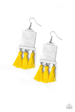 Load image into Gallery viewer, Tassel Retreat - Yellow  Earring 26E