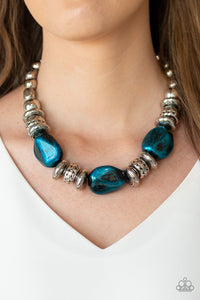 Colorfully Confident  -  Blue Necklace 50n
