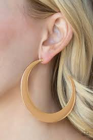 Moon Beam - Gold Earring 2518E
