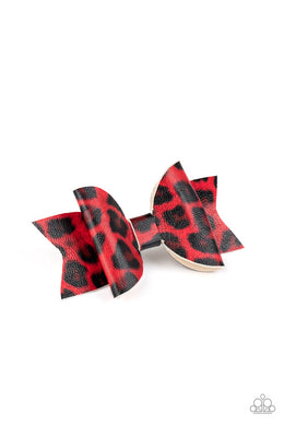 Hooked On a FELINE - Red Hair Clip 2784H