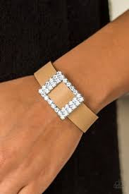 Diamond Diva - Brown Bracelet