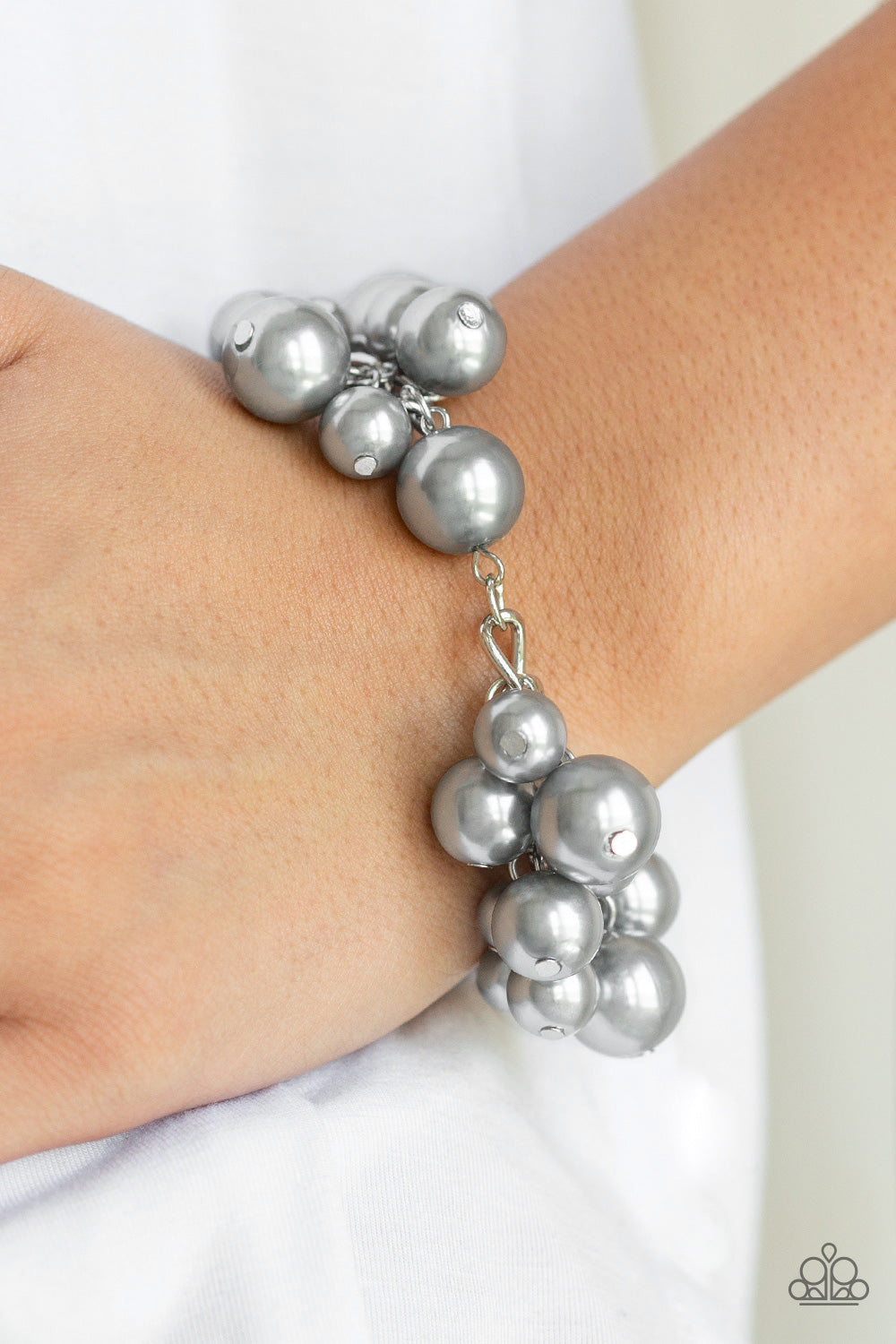 Girls In Pearls - Silver Bracelet