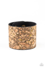 Load image into Gallery viewer, Cork Congo - Brass Bracelet 1656B