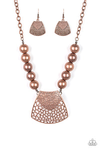 Large and In Charge - Copper Necklace 1n