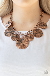 Barely Scratched The Surface - Copper Necklace 1294N