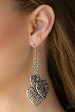 Load image into Gallery viewer, Once  Upon A Heart  - Silver Earring
