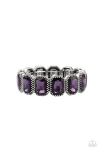 Studded Smolder - Purple Bracelet 1772b