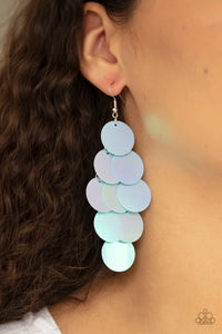 Mermaid Shimmer - Blue Earring 2801e
