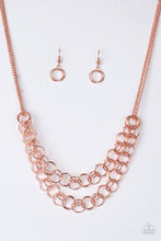 Load image into Gallery viewer, Circus Tent Tango - Rose Gold Necklace